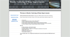 Desktop Screenshot of hensleyguttering.net